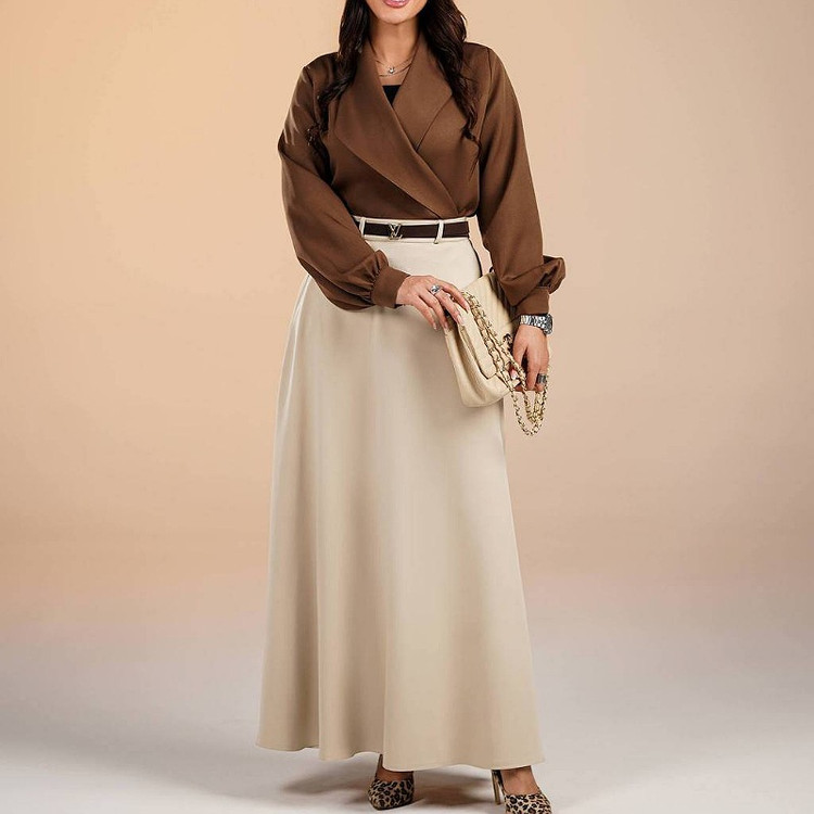 شومیز قهوه ای