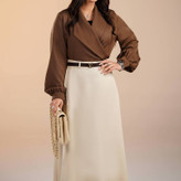 شومیز قهوه ای