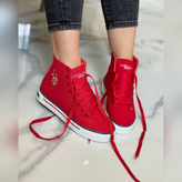 کتونی پولوساقدار سایز 37 تا 40 در 5 رنگ مناسب استایل پاییزی ونس نیمساق