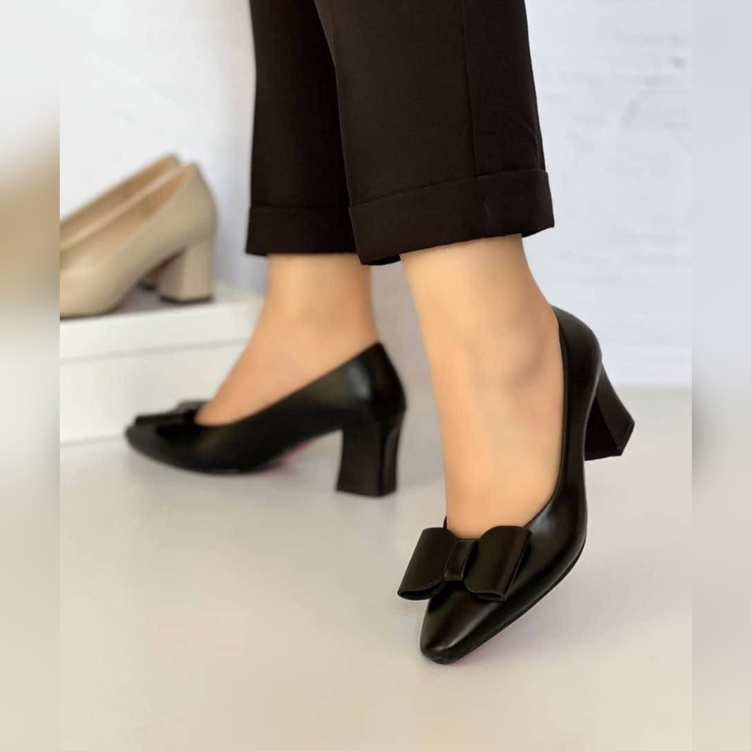 کفش مجلسی پاشنه بلند شیک سایز 37 تا 41 زیره دلتا واکس خور