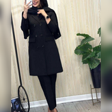 ست مانتو شلوار اداری کارمندی معلم دانشجویی سایز ۳۸ تا ۵۲ جنس پرشیا
